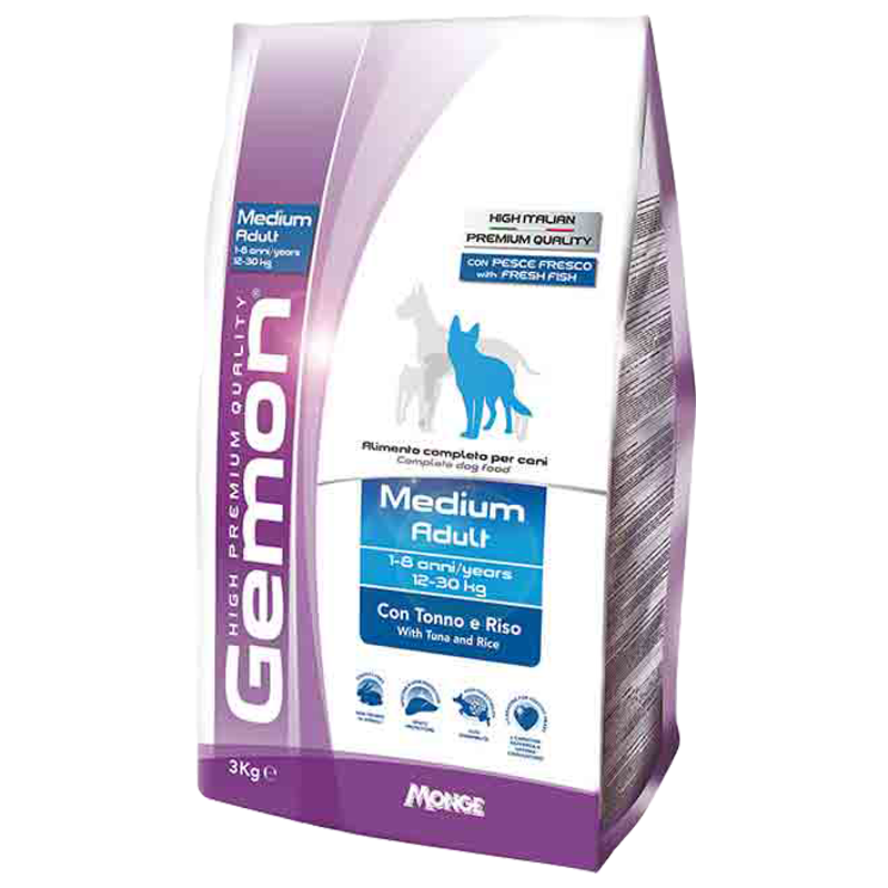 CANE GEMON ADULT 15KG ALLBREED TONNO RISO