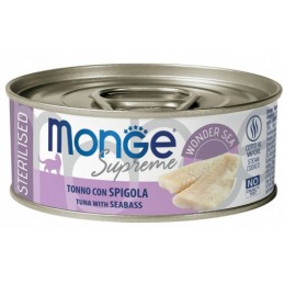 CAT MONGE SUPREME 80GR STER. TONNO SPIGOLA MONGE Monge