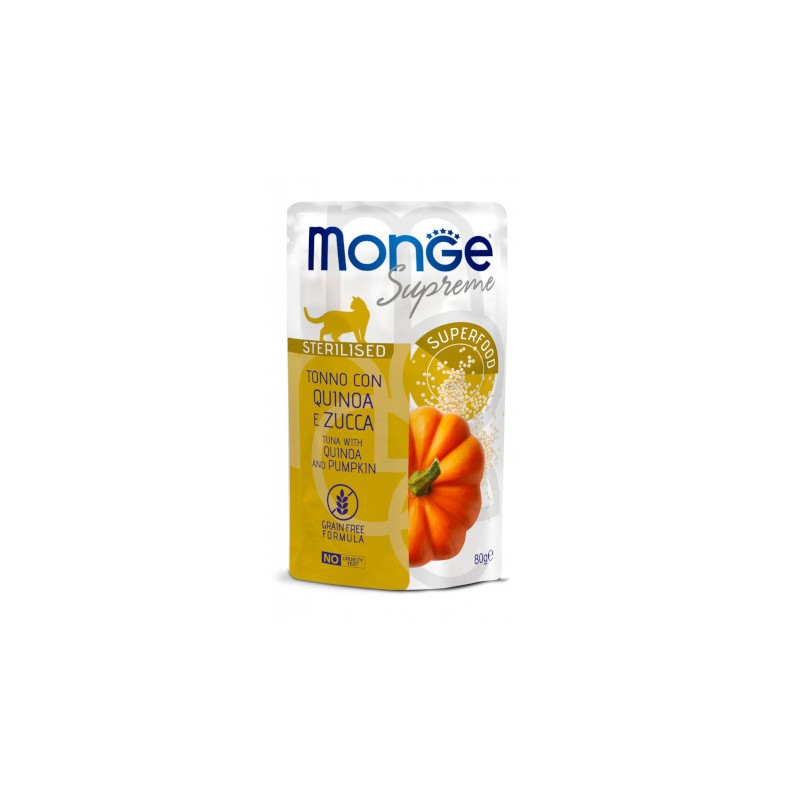 CAT MONGE SUPREME BUSTA 80GR STER TONN/QUI/ZUC MONGE Monge