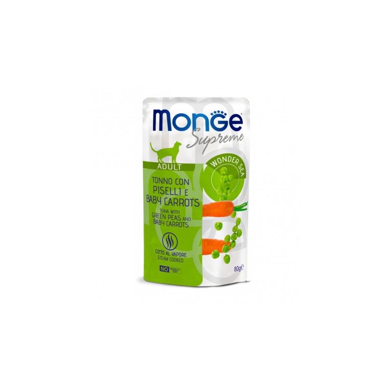CAT MONGE SUPREME BUSTA 80GR ADULT TONN/PIS/CA MONGE Monge