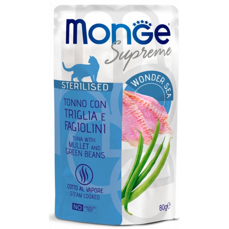 CAT MONGE SUPREME BUSTA 80GR STER TON/TRIGL/FAG MONGE Monge
