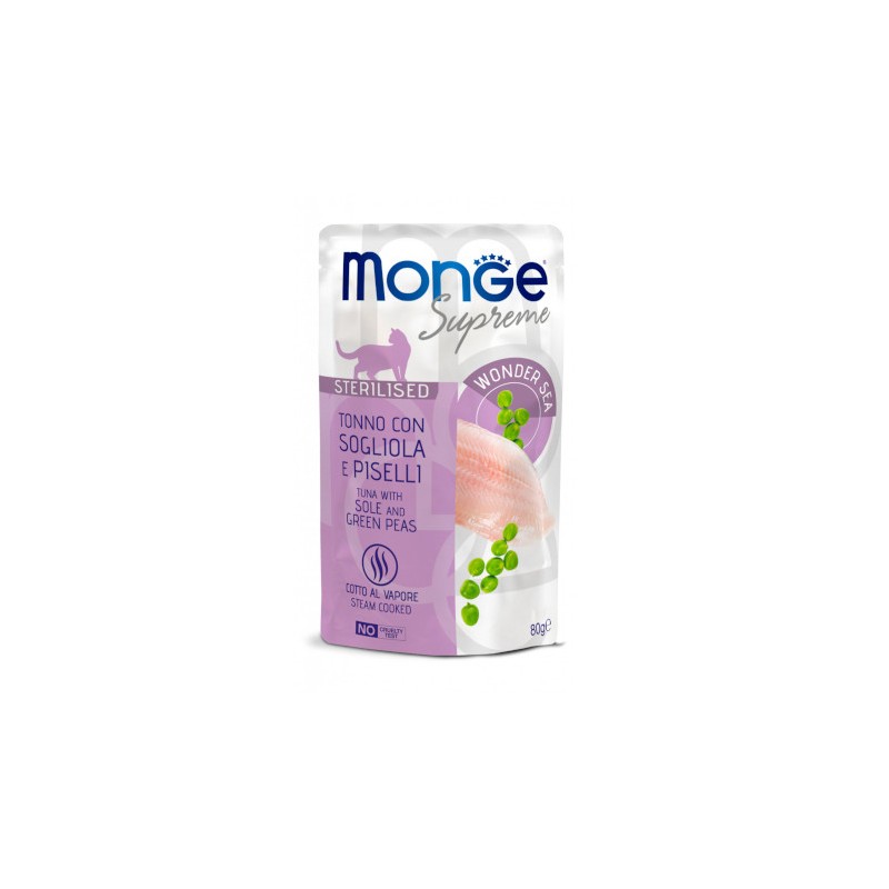 CAT MONGE SUPREME BUSTA 80GR STER TONN/SOGL/PIS MONGE Monge