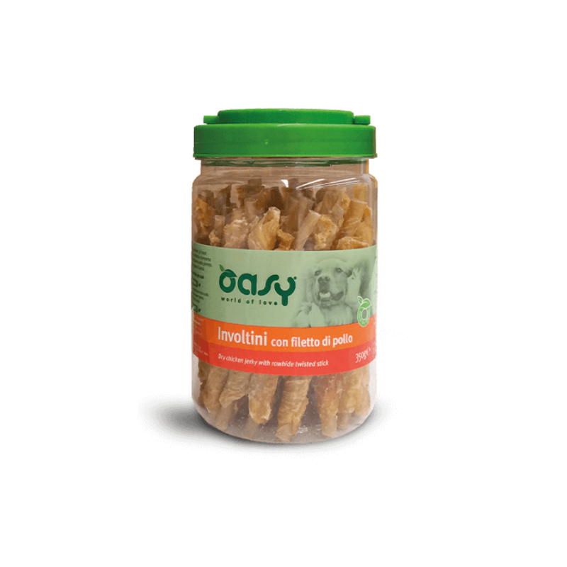 OSSO OASY BARATTOLO INVOLTINI 350GR FILETTO POLLO OSSO OASY BARATTOLO INVOLTINI 350GR FILETTO POLLO