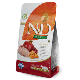 GATTO FARMINA N&D PUMP NEUTERED 300GR QUAGLIA MELOGRANO
