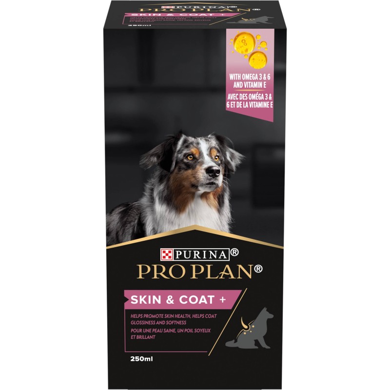 CANE PROPLAN SUPPLEMENT SKIN AND COAT 4X250 ML PRO PLAN Integratori