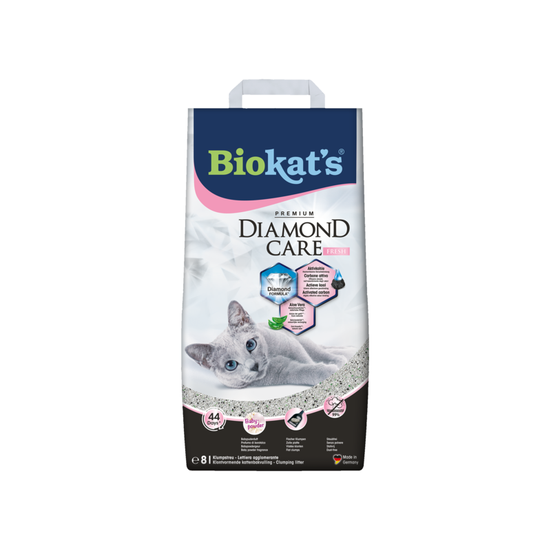 LETTIERA BIOKAT'S DIAMOND CARE FRESH 8L PAPER