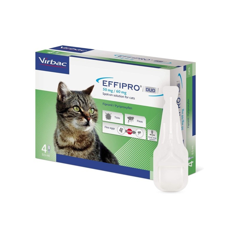 ANTIPARASSITARIO VIRBAC EFFIPRO DUO GATTO 1 FIALA VIRBAC Antiparassitari