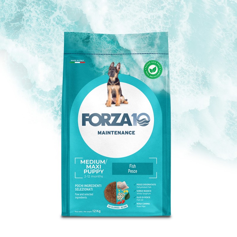 CANE FORZA10 PUPPY 12KG MEDIUM PESCE