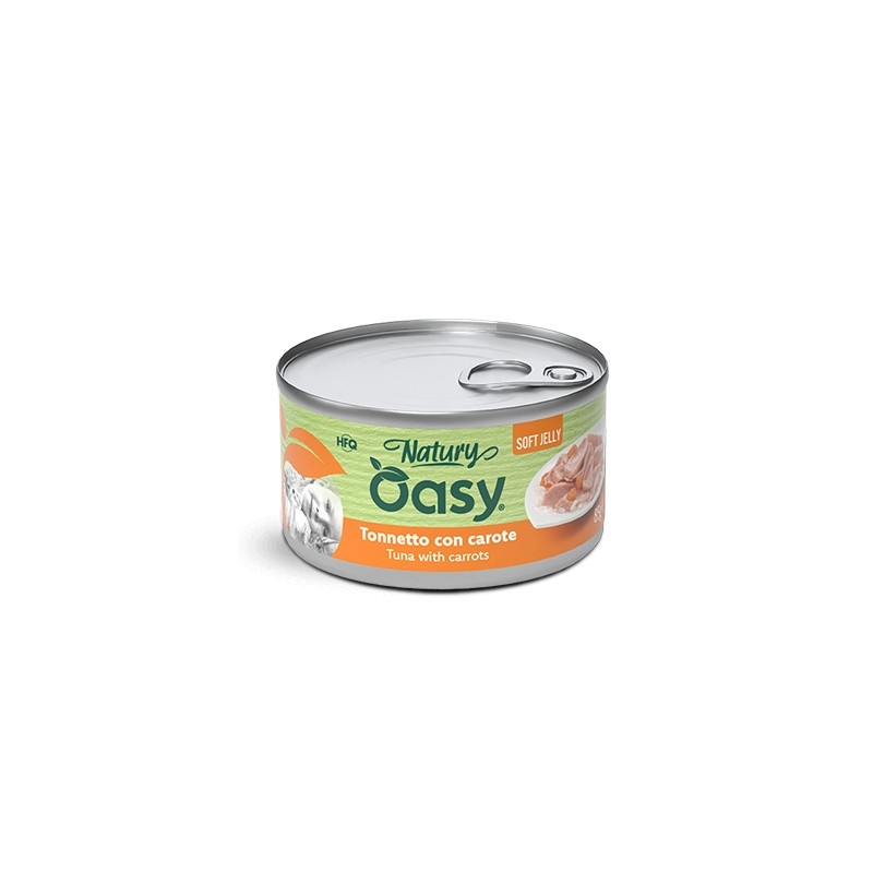 GATTO OASY NATURY 85GR SOFT JELLY TONNETTO CAROTE OASY Umido