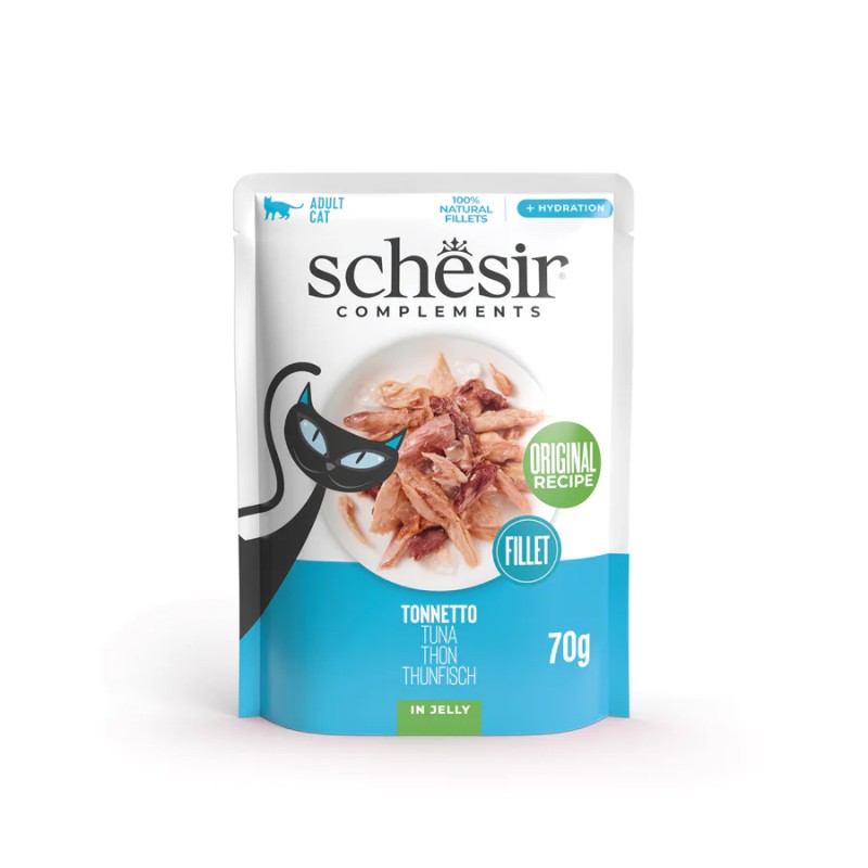 GATTO SCHESIR 70GR BUSTA TONNETTO