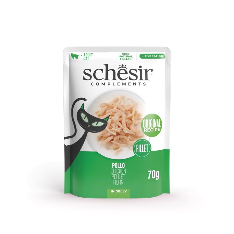 GATTO SCHESIR 70GR BUSTA FILETTO POLLO