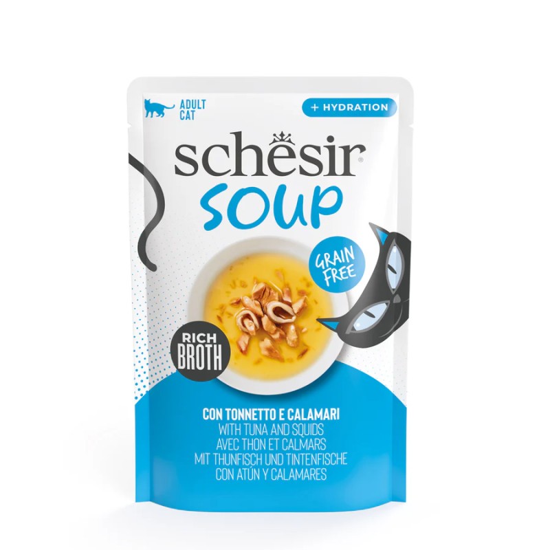 GATTO SCHESIR SOUP 40GR TONNO CALAMARI