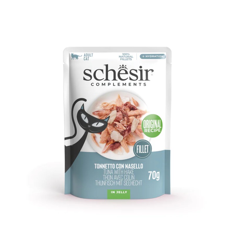 GATTO SCHESIR 70GR BUSTA TONNO NASELLO