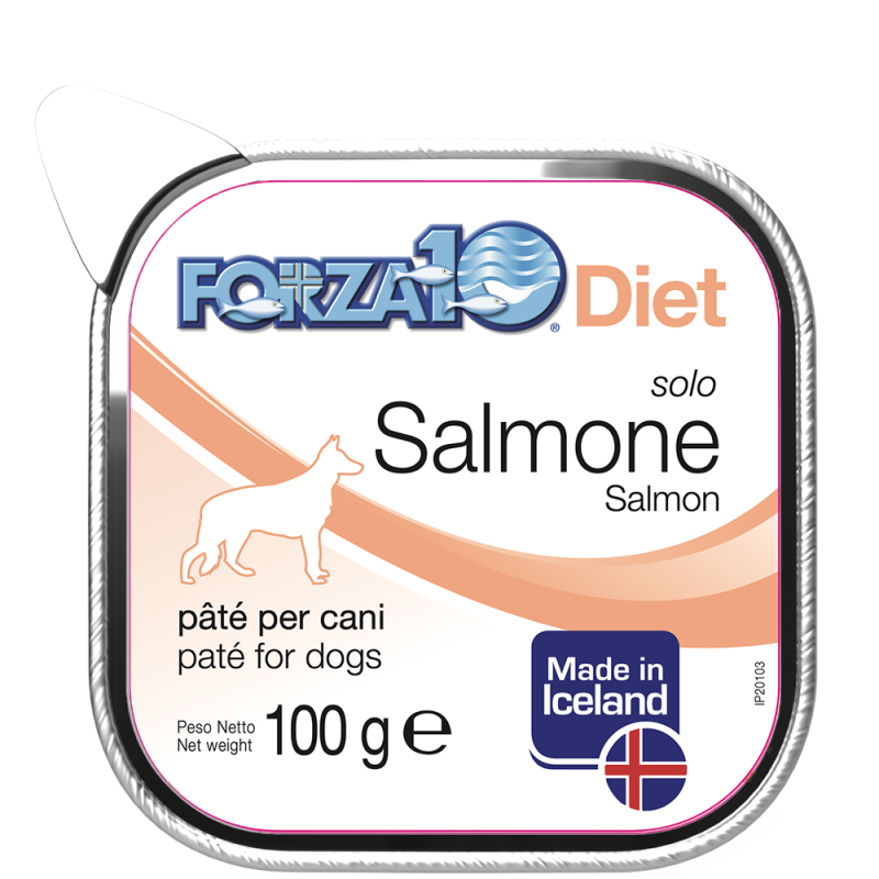 CANE FORZA10 DIET 100GR SOLO SALMONE CANE FORZA10 DIET 100GR SOLO SALMONE